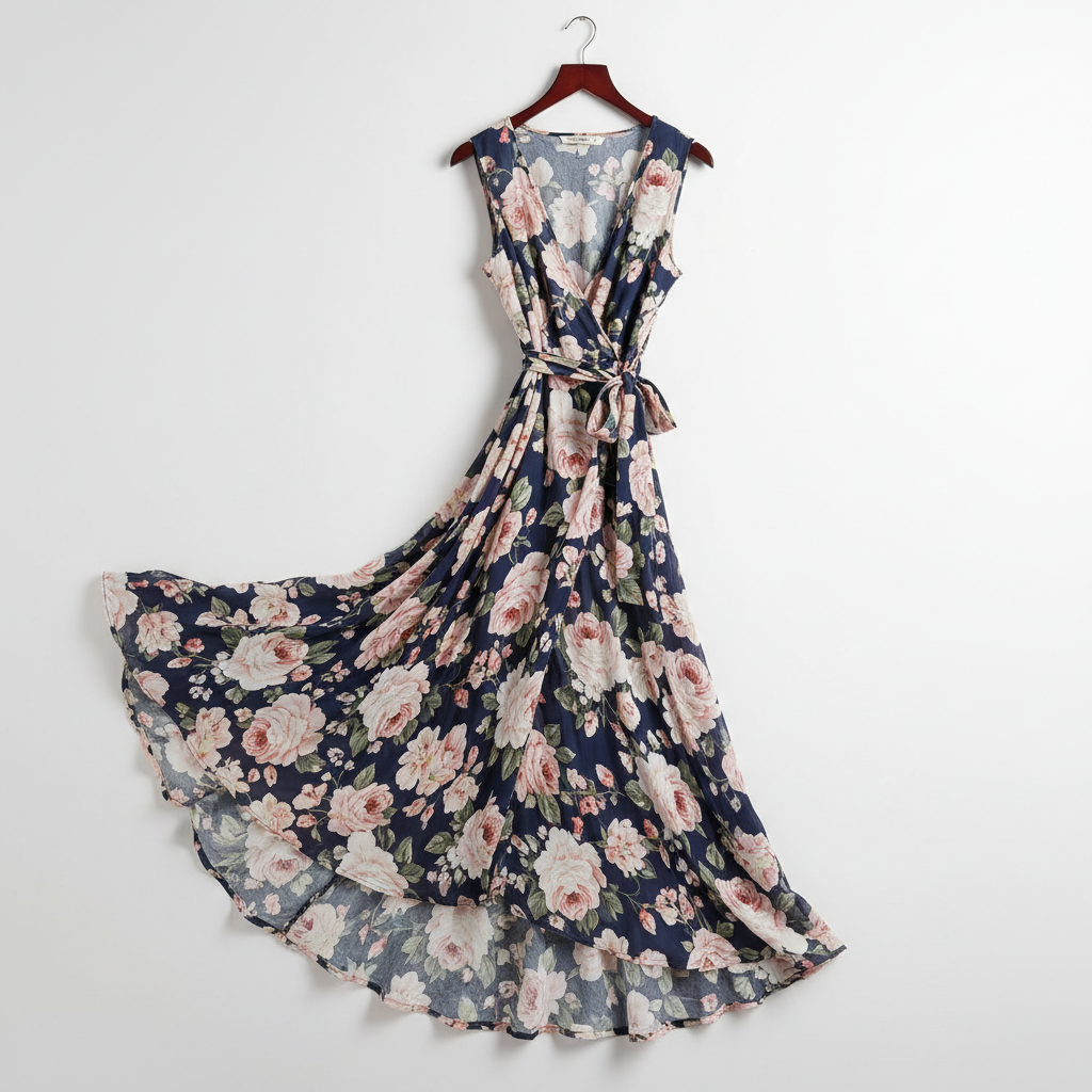 Floral Wrap Dress